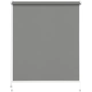 Rettika Sichtschutz Rollo ohne Bohren - Dunkeltaube, Breite: 55cm, Höhe 120 - Rollos für Fenster ohne Bohren, Fenster rollos für innen, Jalousien zum Klemmen, Klemmrollo
