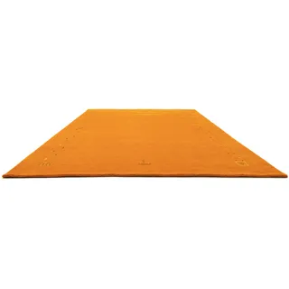 Morgenland »GABBEH FEIN Fenth rechteckig, 18 mm Höhe, reine Schurwolle bunte Bordüre, Wohnzimmer orange - 300 x 250 cm