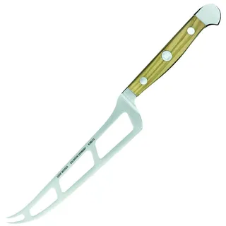 GÜDE Solingen - Weichkäsemesser Käsemesser geschmiedet, 15 cm, Olivenholz, ALPHA OLIVE, Doppelkropf, Handmade Germany