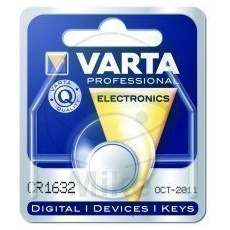 VARTA KNOPFZELLE CR1632 - 156.68.76 - 1 STÜCK BLISTER für Autoschlüssel, Taschenrechner, Kameras, Uhren oder andere elektronische Anwendungen -