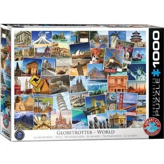 EUROGRAPHICS Puzzle Globetrotter - die ganze Welt 1000 Teile