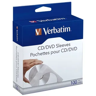 Verbatim CD/DVD-Papierhüllen 100er-Pack