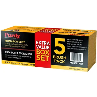 Purdy Monarch Elite und Pro-Extra Pinsel-Set