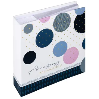 walther design Fotoalbum blau 200 Fotos 10 x 15 cm Memo-Einsteckalbum Amazing Memories ME-486-L