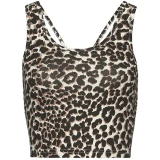 LASCANA ACTIVE Crop-Top Damen beige Gr.XS (32/34)