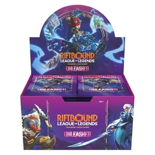 uvs Riftbound League of Legends TCG Unleashed Booster Box Display
