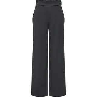 Only Onlrina Button Pant Schlupfhose Blau Graphite XL 32