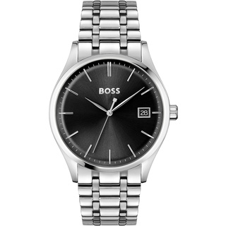 Boss Analog Quarzuhr für Herren mit Silbernes Edelstahlarmband - 1513833