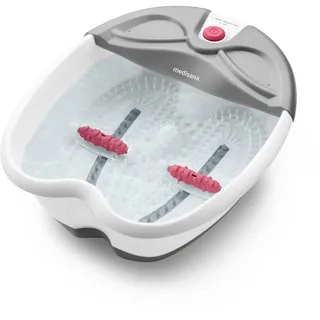 Medisana FS 300 Fußsprudelbad mit Fußreflexzonenmassage, elektrisches Fußbad, Warmhaltefunktion, Fußbad mit Massage und Heizung, für große Füße und eine angenehme Fußmassage