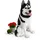 Husky 86 Schwarz/Weiß