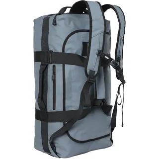 MIER Sporttasche Herren Wasserresistente Reisetasche groß Heavy Duty Convertible Sportrucksack mit Rucksackgurten und Schuhfach für Fitnessstudio, Sport, Reisen, Duffle Bag-Grau 90L