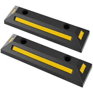 YRHOME Radstopper Parkplatzbegrenzung 60 x 12 x 10 cm