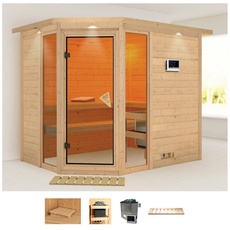 Bild von Sauna »Sina 3«, (Set), 9-kW-Ofen mit externer Steuerung beige