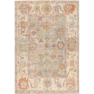 benuta pop Teppich Mehrfarbig, Textil, Orientalisch, Rechteckig, 120x170 cm Gots, wasserabweisend, Teppiche , Böden, Teppiche