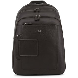 Piquadro Vibe Rucksack Leder 43 cm Laptopfach dark brown