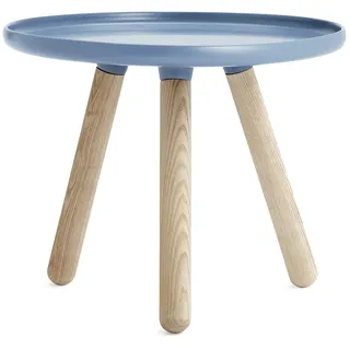 Normann Copenhagen Tablo Tisch, Kunststoff, Eschenholz, Blau, 42x50cm