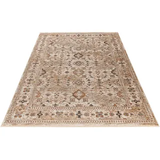 OBSESSION Teppich My Laos 465, rechteckig, Höhe: 9 mm, orientalisches Design, mit Fransen, Wohnzimmer, auch als Läufer beige 80 cm x 150 cm x 9 mm