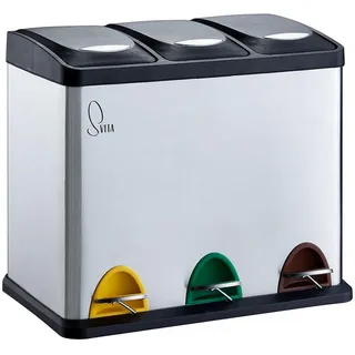 Svita Tretmülleimer Tc3X8 , Metall , 47x38x28 cm , Haushalt & Kleinelektro, Reinigung, Mülleimer & Abfallsammler
