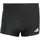 Men s 3 Stripes Swim Boxers Black/White XS