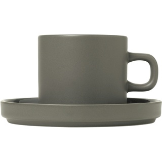 BLOMUS Pilar Kaffeetassen Set 2-tlg. pewter (63974)