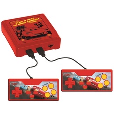 Lexibook JG7800DC-1 Plug 'N Play-TV-Spielkonsole mit 300 Spielen, Rot