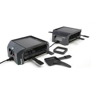 Stöckli Raclette + Pizza Grill Four4 Set anthrazit - Schwarz