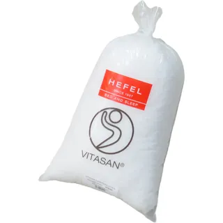 Hefel Kissenfüllung »Wellness Vitasan Faserbällchen, Sack Füllmaterial« abgepackt in einem einfachen Polyester Sack, 200g, weiß