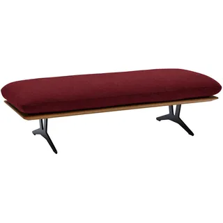 Dieter Knoll HOCKERBANK Rot - 150x43x60 cm