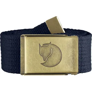 Canvas Brass Belt Canvas 4 cm dark navy 120 cm