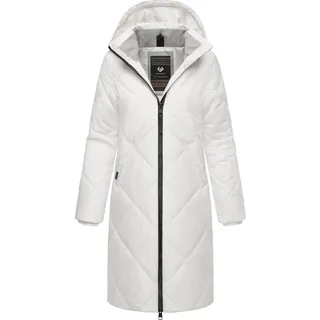 Steppmantel RAGWEAR "Steppmantel Rebela", Damen, Gr. S, weiß (sanftes weiß), Obermaterial: 100% Polyester PES.  Obermaterial: Futter: 100% Polyester PES. 100% Polyester PES., Mäntel Steppmantel