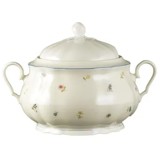 SELTMANN WEIDEN Terrine mit Deckel Marieluise Elfenbein Streublume 3,05 l