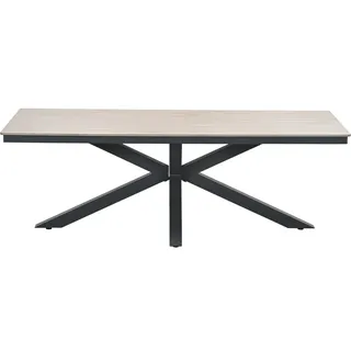 Gardissimo ARMATI Nonwood Alu-Gartentisch Gartenmöbel 220cm (eckig) anthrazit / hell