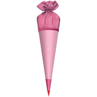 ROTH Stoffbezug mit Satinschleife, rosa, 70 cm