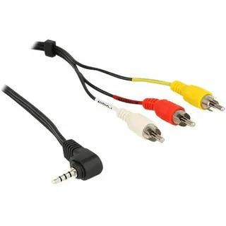 DeLock Audiokabel 3,5mm Klinken-Stecker / 3x Cinch-Stecker 1,5m (84504)