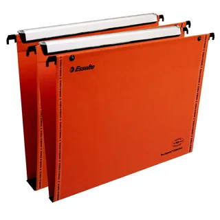 Esselte 49971 Hängeregister, 15 bis 30 mm, A4, Orange, 10 Stück