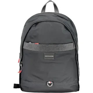 TOMMY HILFIGER HERREN RUCKSACK SCHWARZ : Farbe - Schwarz, Größe - UNI Größe: UNI Farbe: Schwarz - Grau, Rot