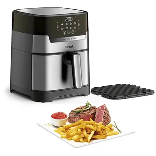 Tefal Easy Fry & Grill Deluxe EY505D edelstahl