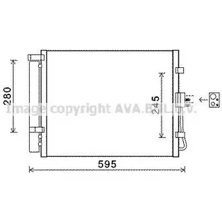 PRASCO KAA5150D - OE 976062K000 Klimakondensator mit Trockner für Soul (AM)