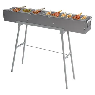 Tragbarer Campinggrill mit Holzkohle, Faltbar und Leicht