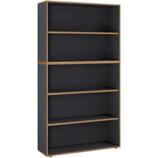 VCM Mid.you Aktenregal 100x33x183 cm schwarz