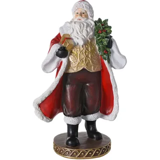 Nikolaus Figur Santa Claus Skulptur Weihnachtsdeko XMAS Weihnachtsmann Statue