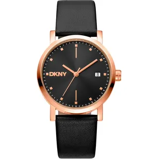 Dkny Soho Midi 34 Mm Damenuhr - Black / Black / Mineral - One Size