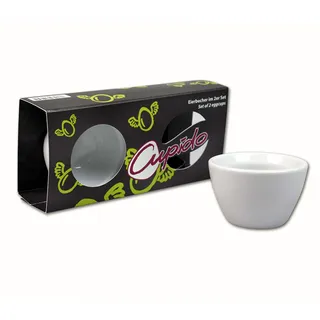 Take 2 TAKE2 Eierbecher CUPIDO aus Porzellan weiß Set mit 2 Stück