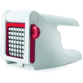 Moulinex XL Handfrites und Gemüseschneider + Grill, Küchenwerkzeug, spülmaschinengeeignet, Edelstahlklingen, praktischer Griff, großes Raster 7 x 7 cm, K1015414