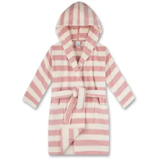 Sanetta Mädchen-Bademantel rosa gestreift | Hochwertiger und kuscheliger Bademantel aus einem Baumwoll-Mix für Mädchen. Bademantel für Mädchen