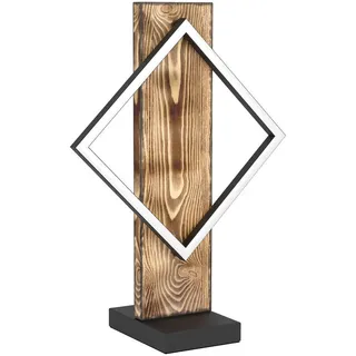 EGLO BOYAL Tischlampe Schwarz/Braun rustikal 1 St.