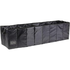 Bild Black+Decker Kofferraum Aufbewahrungsbox – 110 x 30 x 30 cm – 5 Fächer – Faltbar – mit Griffen – Schwarz