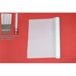 DUE ESSE CHRISTMAS SRL Rolle Jute T.U. 48 x 270 cm weiß $, Siehe Foto, Taglia Unica