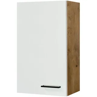 FlexWell Küchenoberschrank , Eichefarben, Magnolie , Metall , 2 Fächer , einzeln stellbar , 50x89x32 cm , Made in Germany , individuell planbar, Zusatzausstattung erhältlich, hängend , Küchen, Küchenmöbel, Küchenschränke, Küchenoberschränke