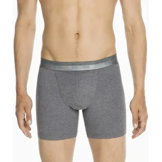 Langer Boxer HOM "HO1", Herren, Gr. S, grau, Obermaterial: 65% Baumwolle, 22% Modal, 13% Elasthan, körpernah, Unterhosen Langer Boxer, ultraweich, Cotton-Mix, elastisch, längeres Bein